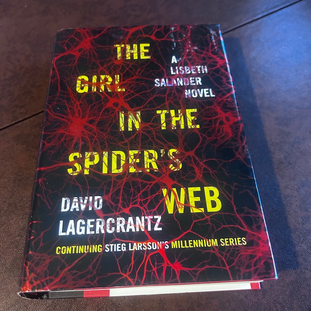 The Girl in the Spider's Web Hardcover David Lagercrantz Millennium Series Book